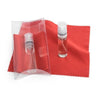 Branded Promotional 2PC RED SCREEN & GLASSES CLEANING PILLOW PACK Lens Cleaner From Concept Incentives.