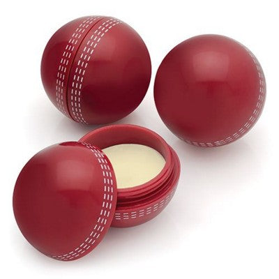 Branded Promotional CRICKET BALL SHAPE LIP BALM Lip Balm From Concept Incentives.