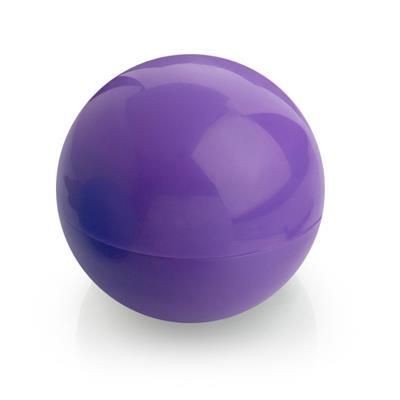 Branded Promotional LIP BALM BALL in Purple Lip Balm From Concept Incentives.