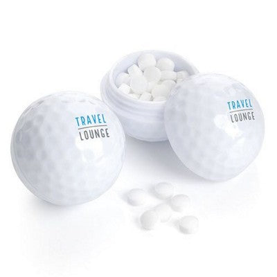 Branded Promotional GOLF BALL MINTS in White Mints From Concept Incentives.