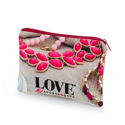 Branded Promotional COSMETICS & TOILETRY BAG FLOOD PRINT Cosmetics Bag From Concept Incentives.