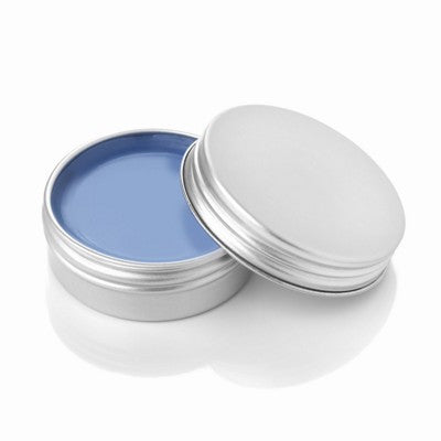 Branded Promotional TROPICAL FRUIT LIP BALM in Aluminium Metal Tin in Blue Lip Balm From Concept Incentives.