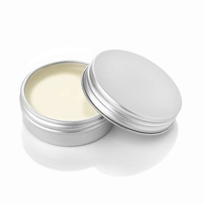 Branded Promotional VANILLA LIP BALM in Aluminium Metal Tin in White Lip Balm From Concept Incentives.