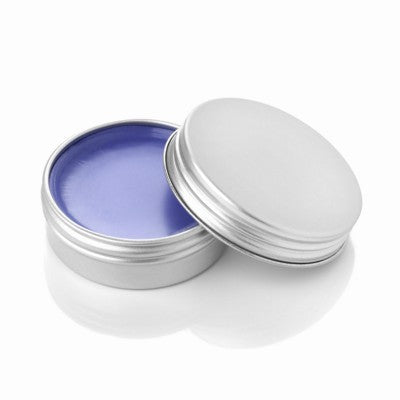 Branded Promotional BLACKCURRANT LIP BALM in Aluminium Metal Tin in Purple Lip Balm From Concept Incentives.