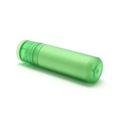 Branded Promotional LIP BALM STICK in Green Lip Balm From Concept Incentives.