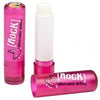 Branded Promotional LIP BALM STICK with Domed Label in Pink Lip Balm From Concept Incentives.