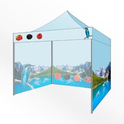 Branded Promotional SMALL GAZEBO EVENT TENT with Walls Gazebo From Concept Incentives.