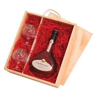 Branded Promotional BRANDY GIFT BOX Spirit Drink From Concept Incentives.