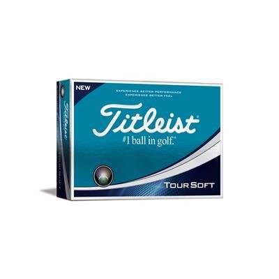 Branded Promotional TITLEIST TOUR SOFT PRINTED GOLF BALL Golf Balls From Concept Incentives.