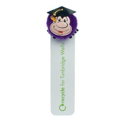 Branded Promotional BOOKMARK GRADUATE AD-BUG Advertising Bug From Concept Incentives.