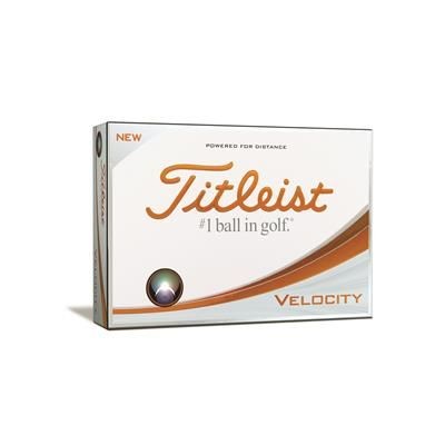 Branded Promotional TITLEIST VELOCITY PRINTED GOLF BALL Golf Balls From Concept Incentives.