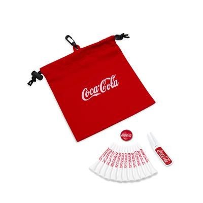 Branded Promotional DRAWSTRING GOLF¬† BAG 1 Golf Gift Set From Concept Incentives.