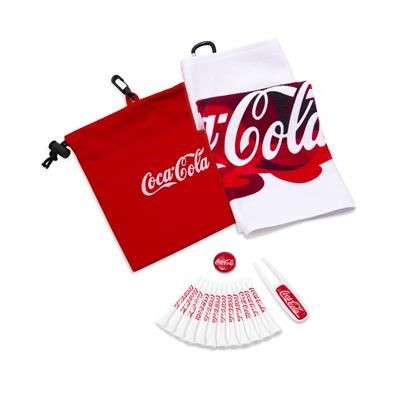 Branded Promotional DRAWSTRING GOLF BAG 13 Golf Gift Set From Concept Incentives.