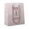 Branded Promotional ROPE HANDLE LUXURY PAPER CARRIER BAG Carrier Bag From Concept Incentives.