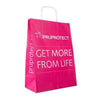 Branded Promotional TWISTED PAPER HANDLE CARRIER BAG Carrier Bag From Concept Incentives.