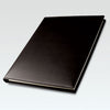 Branded Promotional EUROHIDE SPIRAL COMB BOUND DIARY in Black Desk Diary From Concept Incentives.