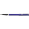 Branded Promotional GENOA ROLLERBALL PEN in Blue with Silver Trim Pen From Concept Incentives.