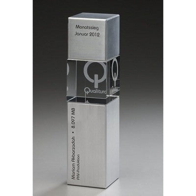 Branded Promotional METAL CUBIX Award From Concept Incentives.