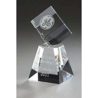 Branded Promotional CUBE IN MOTION Award From Concept Incentives.