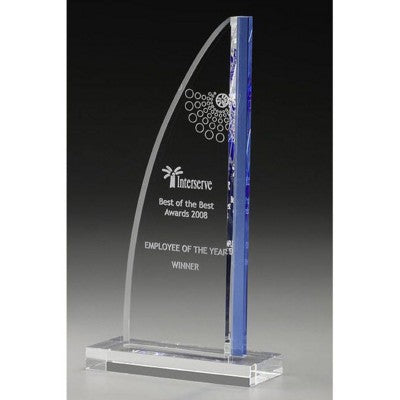 Branded Promotional CRYSTAL SAIL AWARD Award From Concept Incentives.