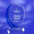 Branded Promotional BLUE ARM GLASS AWARD TROPHY Award From Concept Incentives.