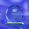 Branded Promotional FACETED JADE GLASS AWARD TROPHY Award From Concept Incentives.