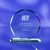 Branded Promotional FACETED JADE GLASS AWARD TROPHY Award From Concept Incentives.