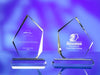 Branded Promotional OPTICAL GLASS IRREGULAR AWARD TROPHY Award From Concept Incentives.