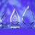 Branded Promotional OPTICAL CRYSTAL POINTED STAR AWARD TROPHY Award From Concept Incentives.