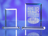 Branded Promotional OPTICAL GLASS SQUARE SHAPE AWARD TROPHY Award From Concept Incentives.