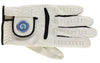 Branded Promotional GOLF GLOVES in White with Black Trim Golf Glove From Concept Incentives.