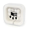 Branded Promotional KYOTO EARPHONES in White Earphones From Concept Incentives.