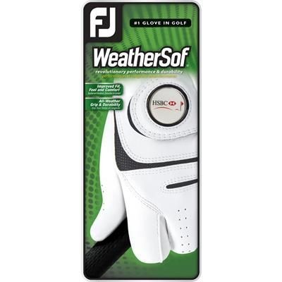 Branded Promotional FJ FOOTJOY WEATHERSOF GOLF GLOVES with Your Logo on the Removable Ball Marker Golf Glove From Concept Incentives.