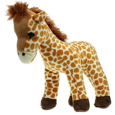Branded Promotional 20CM PLAIN GERRY GIRAFFE Soft Toy From Concept Incentives.
