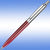 Branded Promotional GIOTTO BALL PEN in Burgundy with Silver Trim Pen From Concept Incentives.