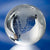 Branded Promotional CUT GLOBE GLASS AWARD TROPHY Award From Concept Incentives.