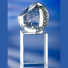 Branded Promotional CUT GLOBE ON BASE GLASS AWARD TROPHY Award From Concept Incentives.