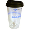 Branded Promotional DOUBLE WALLED GLASS TAKE OUT MUG Mug From Concept Incentives.