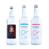 Branded Promotional GLASS MINERAL WATER BOTTLE with Screw Top Cap Water From Concept Incentives.