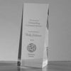 Branded Promotional CRYSTAL GLASS WEDGE RECTANGULAR AWARD Award From Concept Incentives.