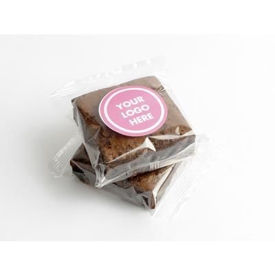 Branded Promotional A GLUTEN FREE CHOCOLATE BROWNIE Cake From Concept Incentives.