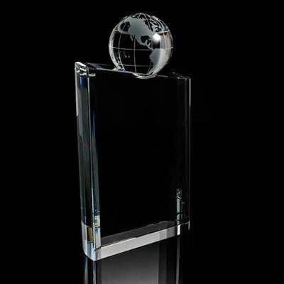 Branded Promotional CRYSTAL GLOBE Award From Concept Incentives.