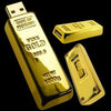 Branded Promotional GOLD BAR USB MEMORY STICK Memory Stick USB From Concept Incentives.