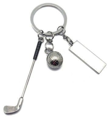 Branded Promotional GOLF THEME KEYRING Keyring From Concept Incentives.