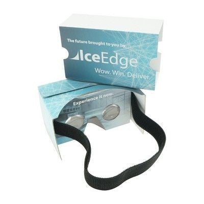 Branded Promotional FULL COLOUR GOOGLE CARDBOARD CARD VIRTUAL REALITY HEAD SET Glasses From Concept Incentives.