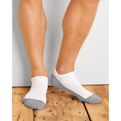 Branded Promotional GILDAN NO SHOW MENS SOCKS in White Socks From Concept Incentives.