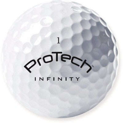 Branded Promotional PROTECH INFINITY GOLF BALL in White Golf Balls From Concept Incentives.