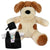 Branded Promotional PRINTED PROMOTIONAL SOFT TOY 20CM DARCY DOG with Graduation Outfit Soft Toy From Concept Incentives.