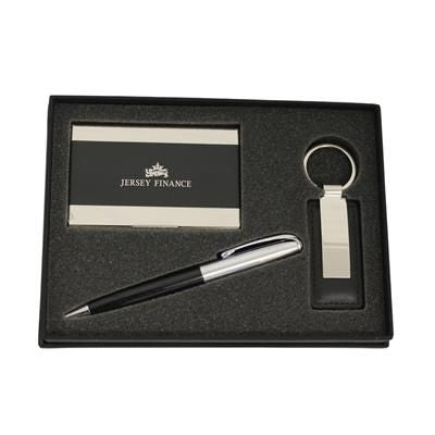 Branded Promotional TRIPOLI SET Pen Set From Concept Incentives.