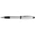 Branded Promotional GSB01 BALL PEN in Silver with Black Trim Pen From Concept Incentives.